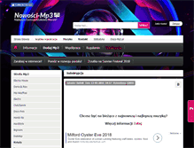 Tablet Screenshot of nowosci-mp3.pl